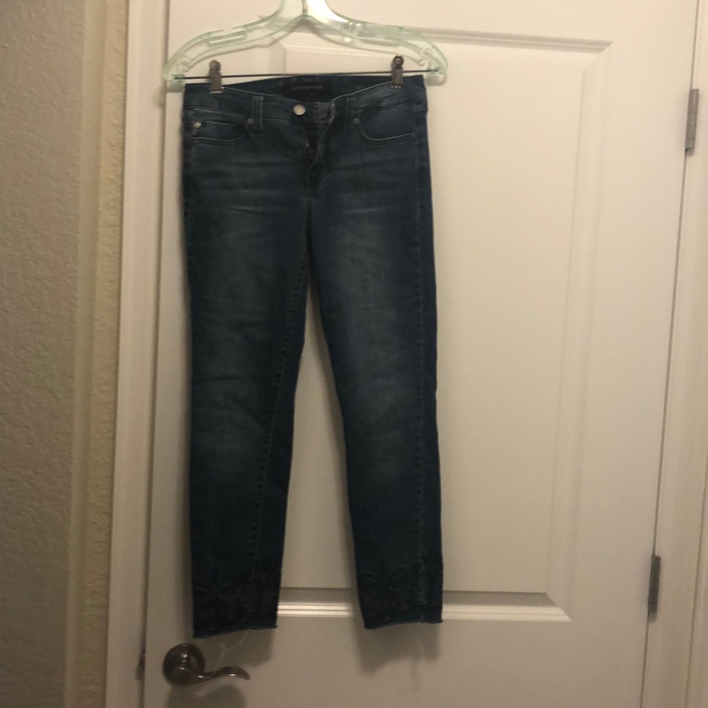 Cut off high jeans
